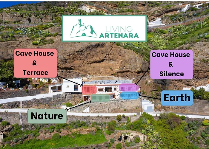 アパート Living - Cave House & Terrace Adults Only